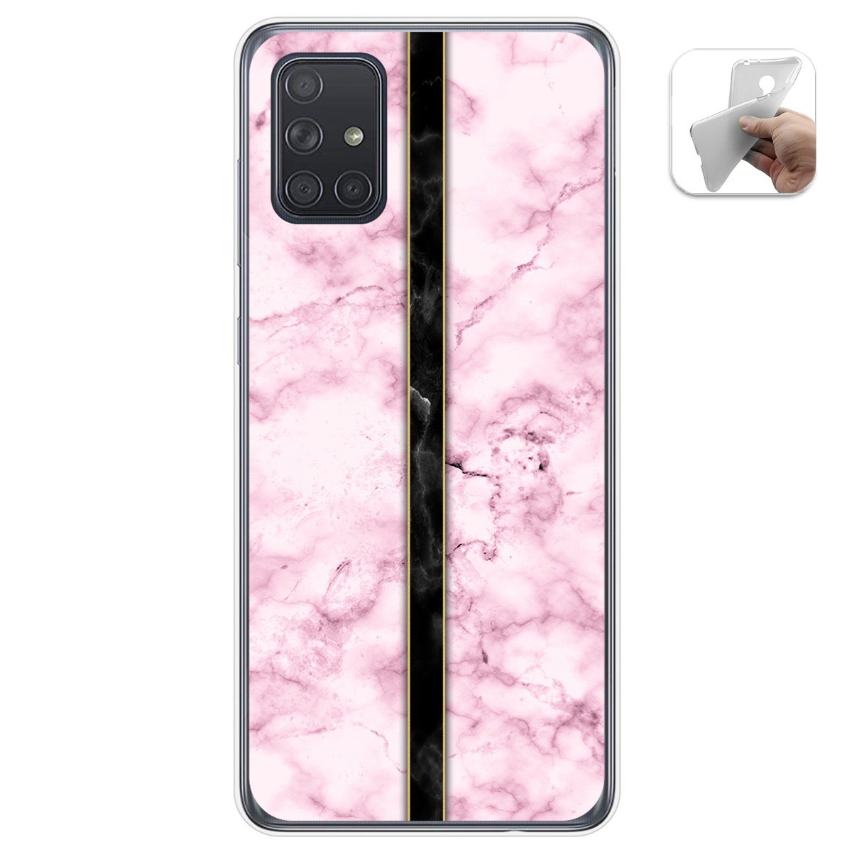 Funda Gel Tpu para Samsung Galaxy A71 5G diseño Mármol 04 Dibujos