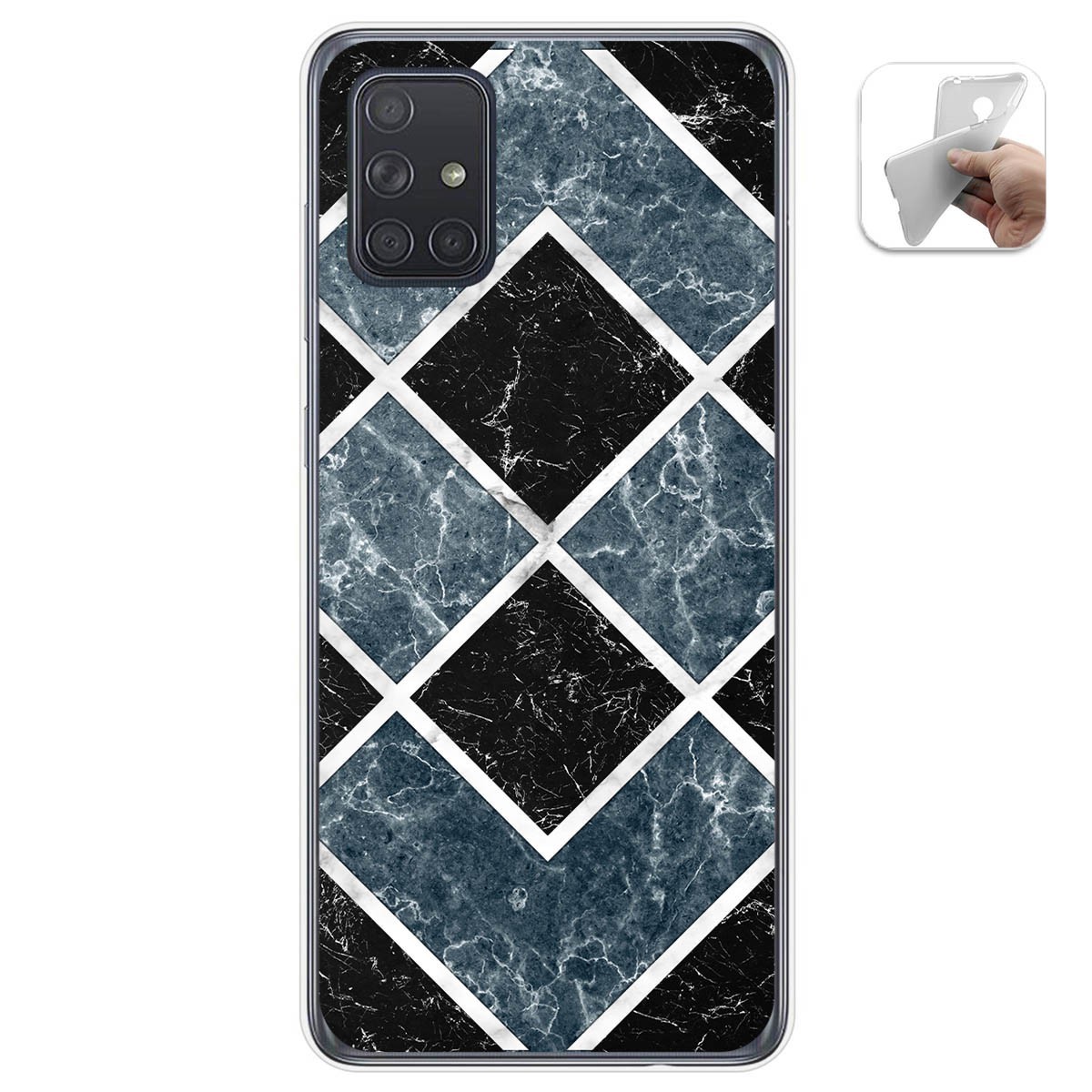 Funda Gel Tpu para Samsung Galaxy A71 5G diseño Mármol 06 Dibujos