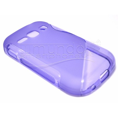 Funda Gel Tpu Samsung Galaxy Fame S6810 S Line Color Morada