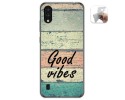 Funda Gel Tpu para Zte Blade A5 2020 diseño Madera 01 Dibujos