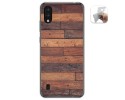 Funda Gel Tpu para Zte Blade A5 2020 diseño Madera 03 Dibujos