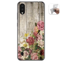 Funda Gel Tpu para Zte Blade A5 2020 diseño Madera 08 Dibujos