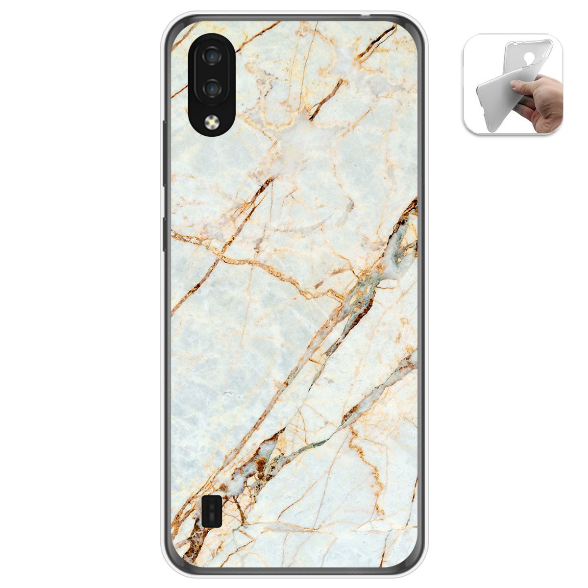Funda Gel Tpu para Zte Blade A5 2020 diseño Mármol 13 Dibujos