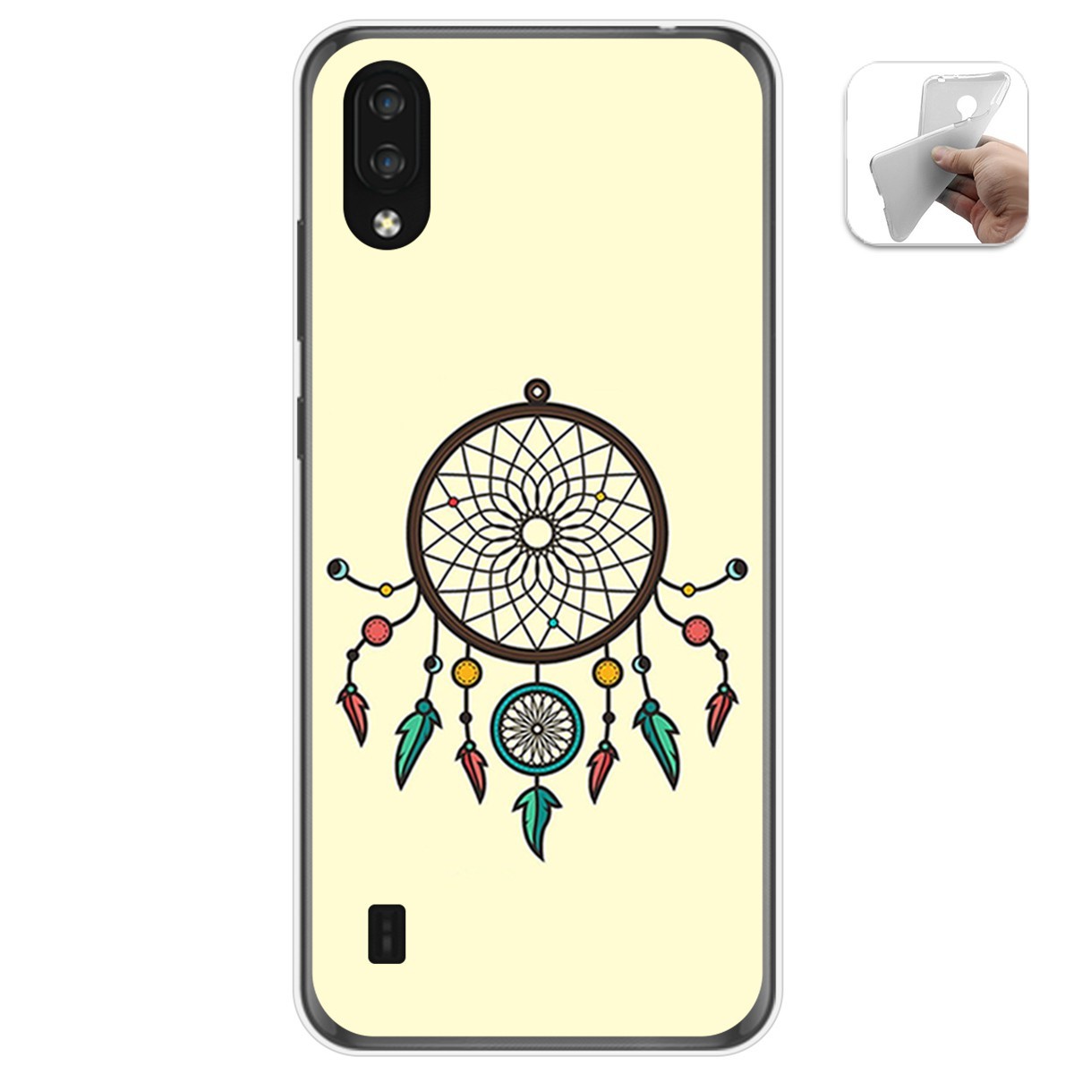 Funda Gel Tpu para Zte Blade A5 2020 diseño Atrapasueños Dibujos