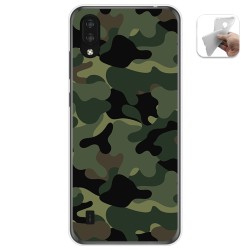 Funda Gel Tpu para Zte Blade A5 2020 diseño Camuflaje Dibujos