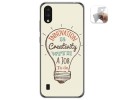 Funda Gel Tpu para Zte Blade A5 2020 diseño Creativity Dibujos