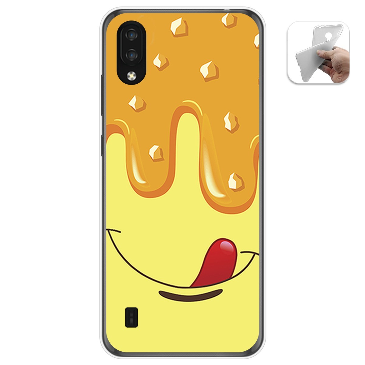 Funda Gel Tpu para Zte Blade A5 2020 diseño Helado Vainilla Dibujos