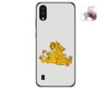 Funda Gel Tpu para Zte Blade A5 2020 diseño Leones Dibujos