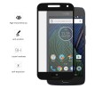Protector Cristal Templado Frontal Completo Negro para Lenovo Moto G5 Plus Vidrio