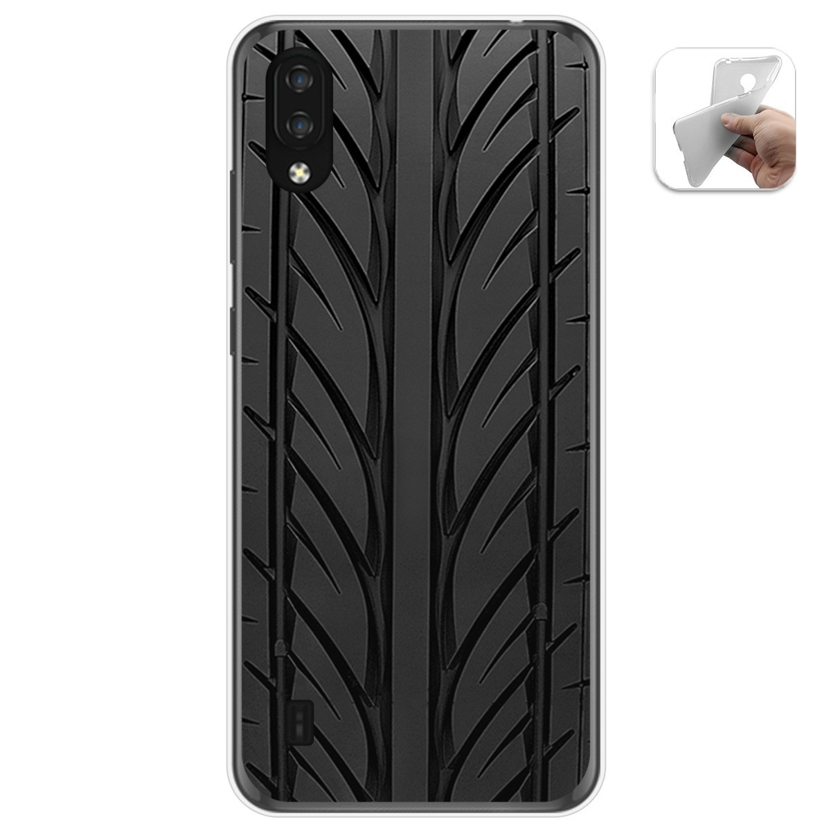 Funda Gel Tpu para Zte Blade A5 2020 diseño Neumatico Dibujos
