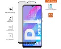 Protector Cristal Templado Completo 5D Full Glue Negro para Huawei P Smart S / Y8p Vidrio