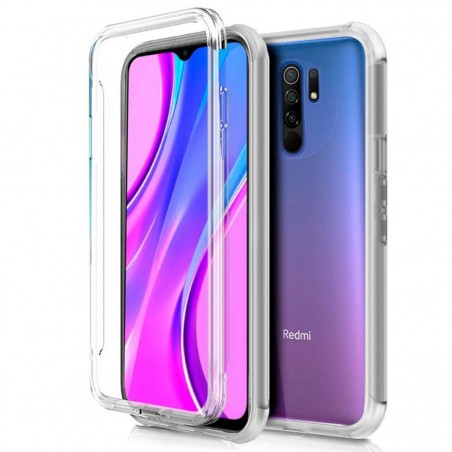 Funda Completa Transparente Pc + Tpu Full Body 360 para Xiaomi Redmi 9