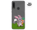 Funda Gel Transparente para Alcatel 1SE 2020 diseño Conejo Dibujos