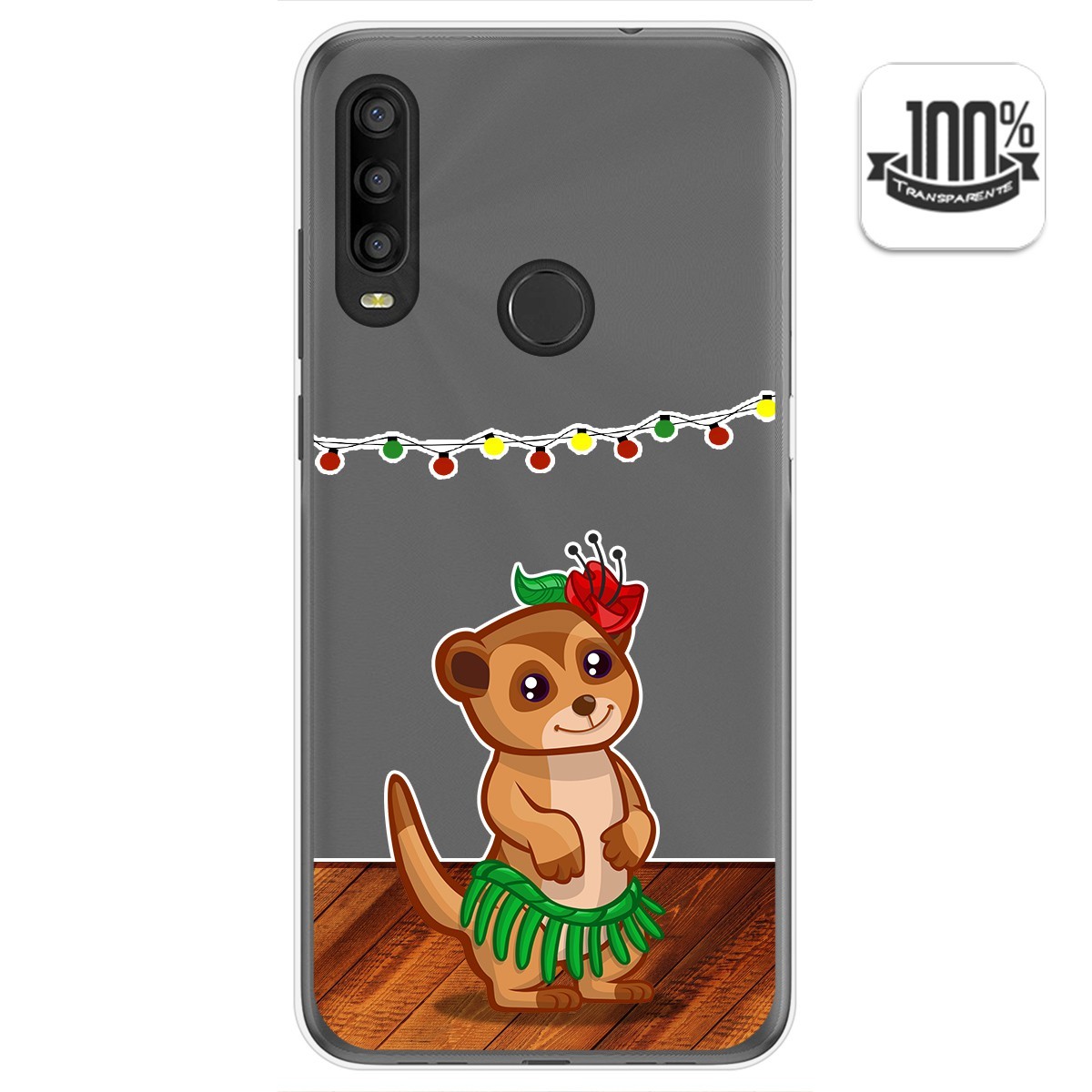 Funda Gel Transparente para Alcatel 1SE 2020 diseño Suricata Dibujos