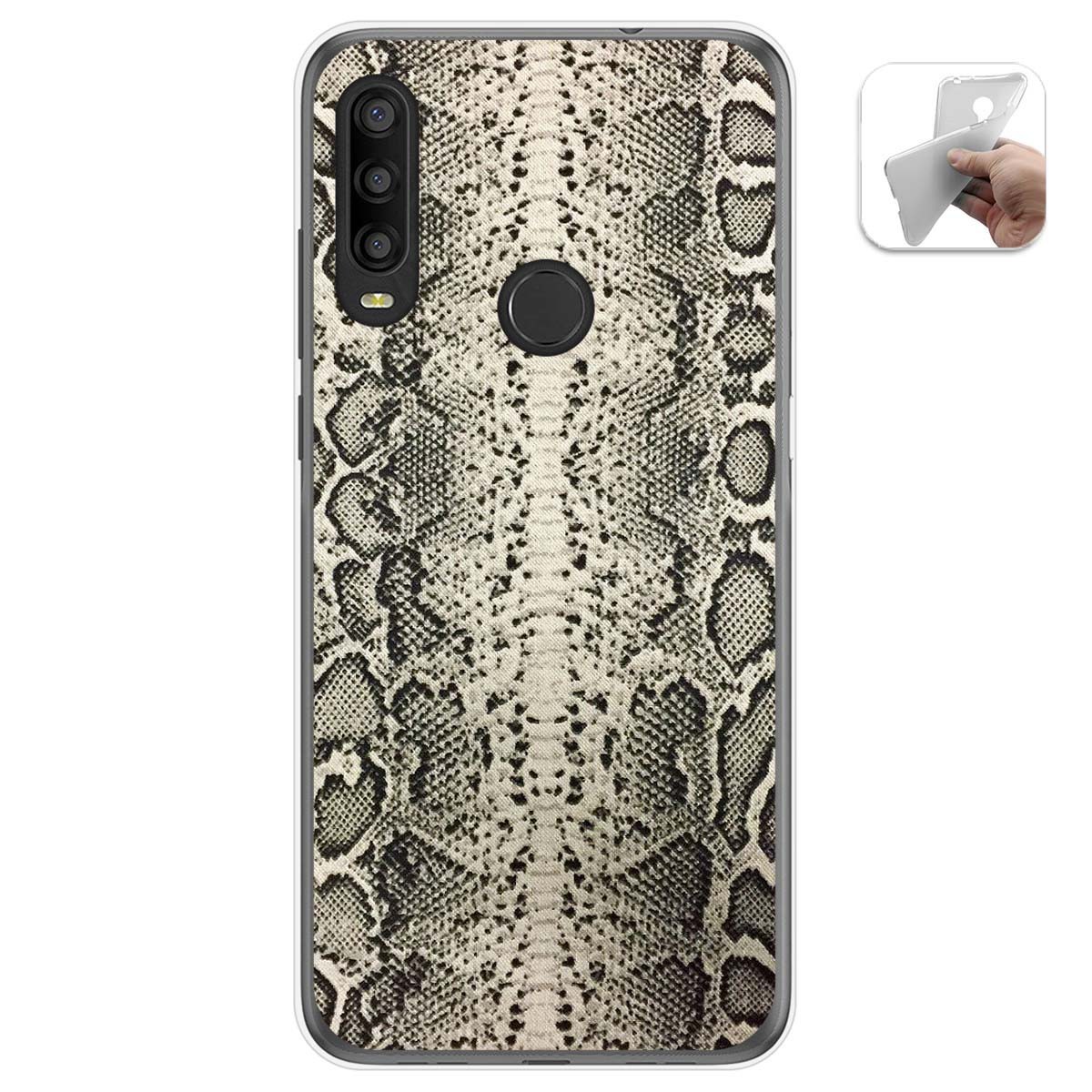 Funda Gel Tpu para Alcatel 1SE 2020 diseño Animal 01 Dibujos