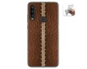 Funda Gel Tpu para Alcatel 1SE 2020 diseño Cuero 01 Dibujos