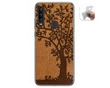 Funda Gel Tpu para Alcatel 1SE 2020 diseño Cuero 03 Dibujos