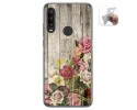 Funda Gel Tpu para Alcatel 1SE 2020 diseño Madera 08 Dibujos