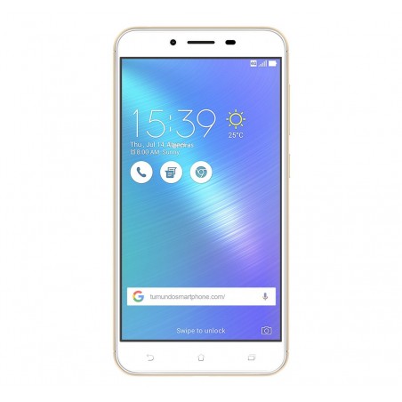 Protector Cristal Templado Frontal Completo Blanco para Asus Zenfone 3 Max 5.5" Zc553Kl Vidrio