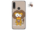 Funda Gel Tpu para Alcatel 1SE 2020 diseño Leon Dibujos