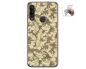 Funda Gel Tpu para Alcatel 1SE 2020 diseño Sand Camuflaje Dibujos