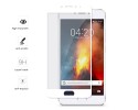 Protector Cristal Templado Frontal Completo Blanco para Meizu M5 Note Vidrio