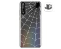 Funda Gel Transparente para Huawei P Smart S / Y8p diseño Araña Dibujos