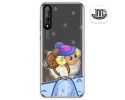 Funda Gel Transparente para Huawei P Smart S / Y8p diseño Cabra Dibujos