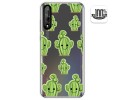 Funda Gel Transparente para Huawei P Smart S / Y8p diseño Cactus Dibujos