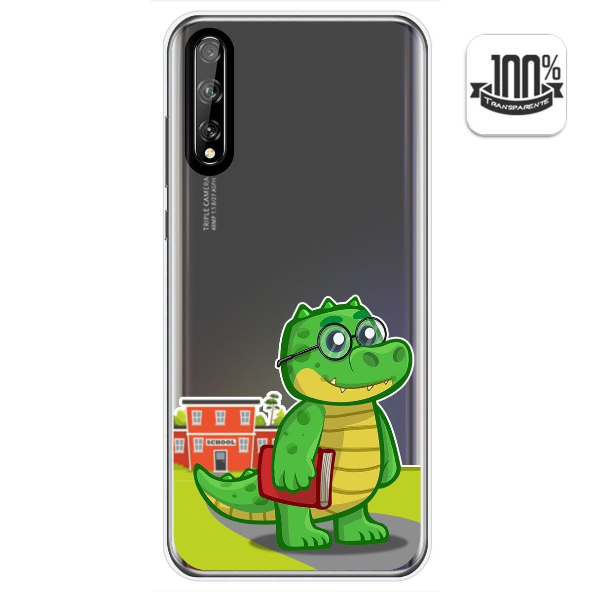 Funda Gel Transparente para Huawei P Smart S / Y8p diseño Coco Dibujos