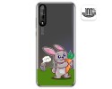 Funda Gel Transparente para Huawei P Smart S / Y8p diseño Conejo Dibujos