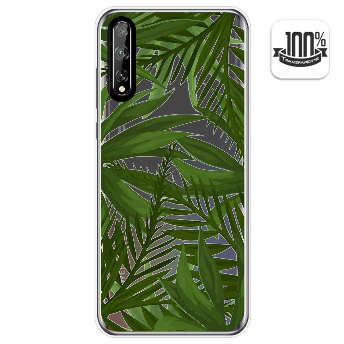 Funda Gel Transparente para Huawei P Smart S / Y8p diseño Jungla Dibujos