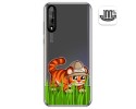Funda Gel Transparente para Huawei P Smart S / Y8p diseño Tigre Dibujos