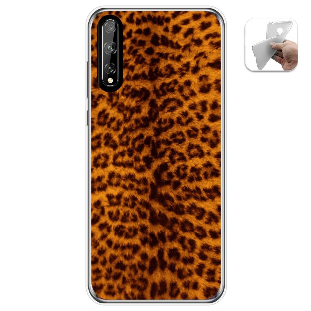 Funda Gel Tpu para Huawei P Smart S / Y8p diseño Animal 03 Dibujos