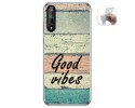 Funda Gel Tpu para Huawei P Smart S / Y8p diseño Madera 01 Dibujos