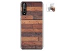 Funda Gel Tpu para Huawei P Smart S / Y8p diseño Madera 03 Dibujos