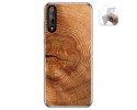 Funda Gel Tpu para Huawei P Smart S / Y8p diseño Madera 04 Dibujos