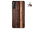 Funda Gel Tpu para Huawei P Smart S / Y8p diseño Madera 05 Dibujos