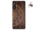 Funda Gel Tpu para Huawei P Smart S / Y8p diseño Madera 06 Dibujos