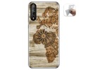 Funda Gel Tpu para Huawei P Smart S / Y8p diseño Madera 07 Dibujos