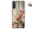 Funda Gel Tpu para Huawei P Smart S / Y8p diseño Madera 08 Dibujos