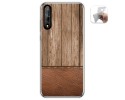 Funda Gel Tpu para Huawei P Smart S / Y8p diseño Madera 09 Dibujos
