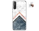 Funda Gel Tpu para Huawei P Smart S / Y8p diseño Mármol 05 Dibujos