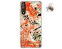 Funda Gel Tpu para Huawei P Smart S / Y8p diseño Mármol 12 Dibujos