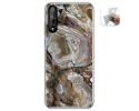 Funda Gel Tpu para Huawei P Smart S / Y8p diseño Mármol 14 Dibujos