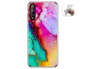 Funda Gel Tpu para Huawei P Smart S / Y8p diseño Mármol 15 Dibujos