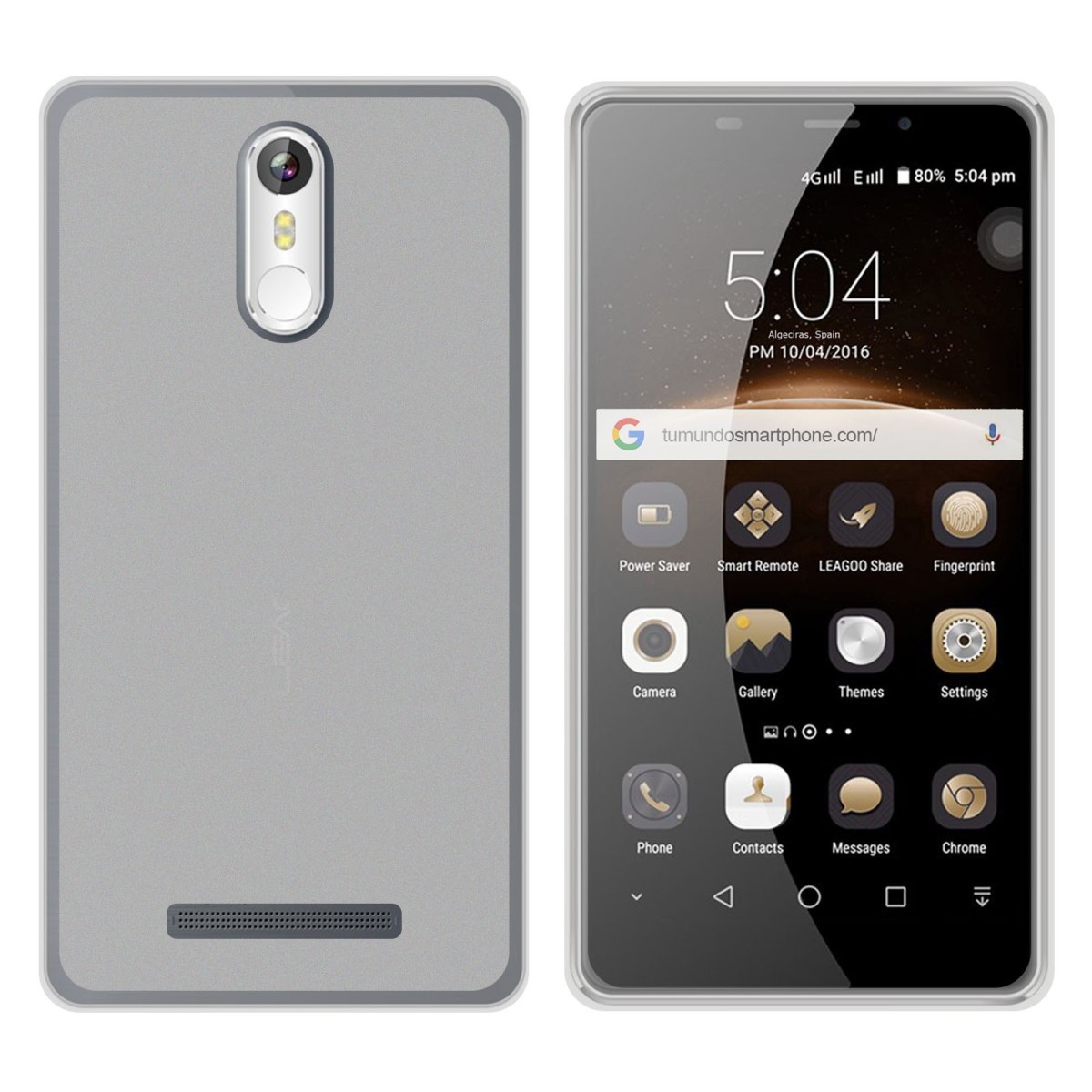 Funda Gel Tpu para Leagoo M8 / M8 Pro Color Transparente