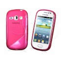 Funda Gel Tpu Samsung Galaxy Fame S6810 S Line Color Rosa
