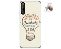 Funda Gel Tpu para Huawei P Smart S / Y8p diseño Creativity Dibujos