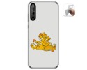 Funda Gel Tpu para Huawei P Smart S / Y8p diseño Leones Dibujos